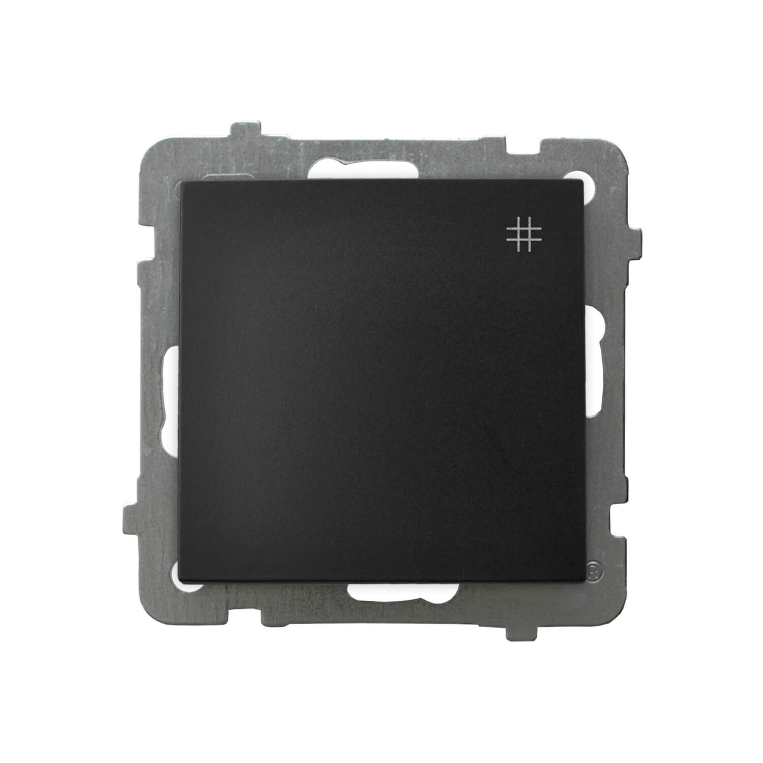 Łącznik krzyżowy Czarny matowy As - ŁP-4G/m/33