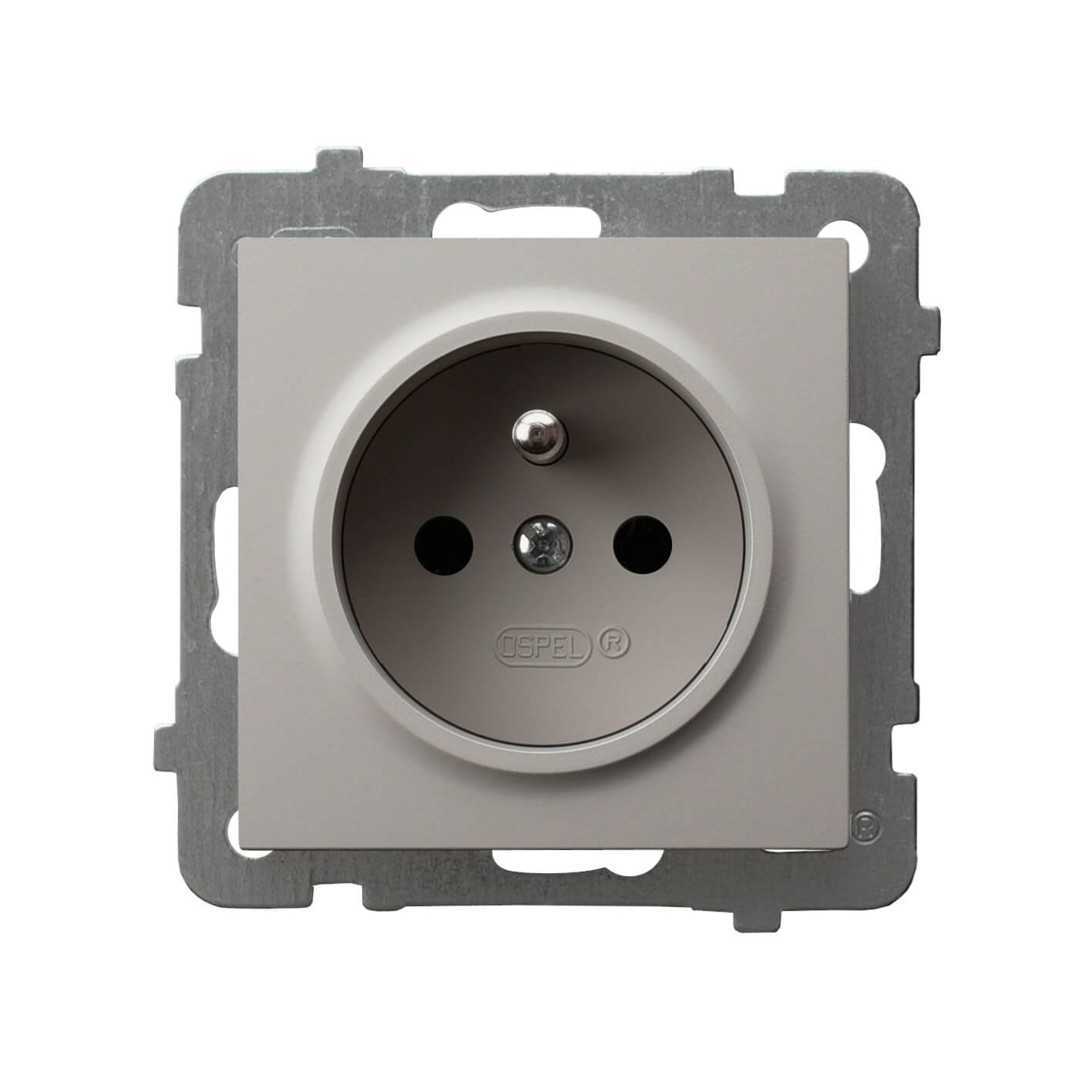 Gniazdo pojedyncze z uziemieniem Kaszmir As - GP-1GZ/m/82