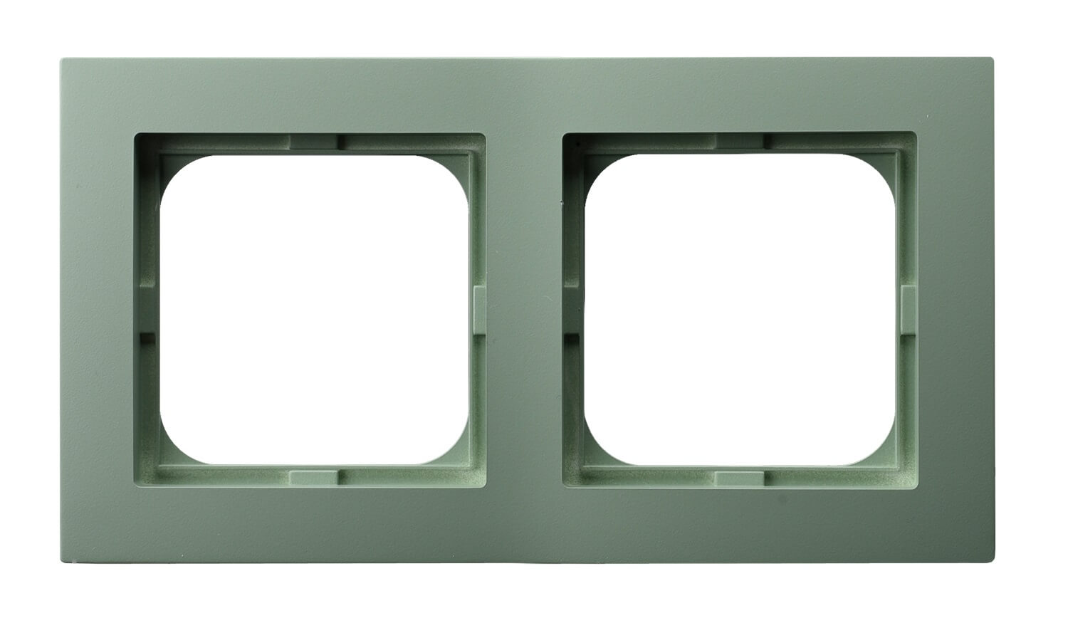 Ramka podwójna Zielony mat As - R-2G/84