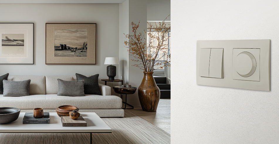 Ospel Szafir Kaszmirowy Beż w salonie 