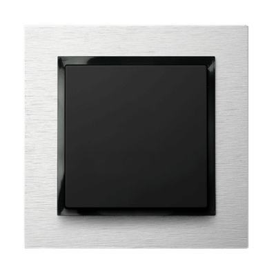 Ospel Impresja Czarny Metalik + szczotkowane aluminium